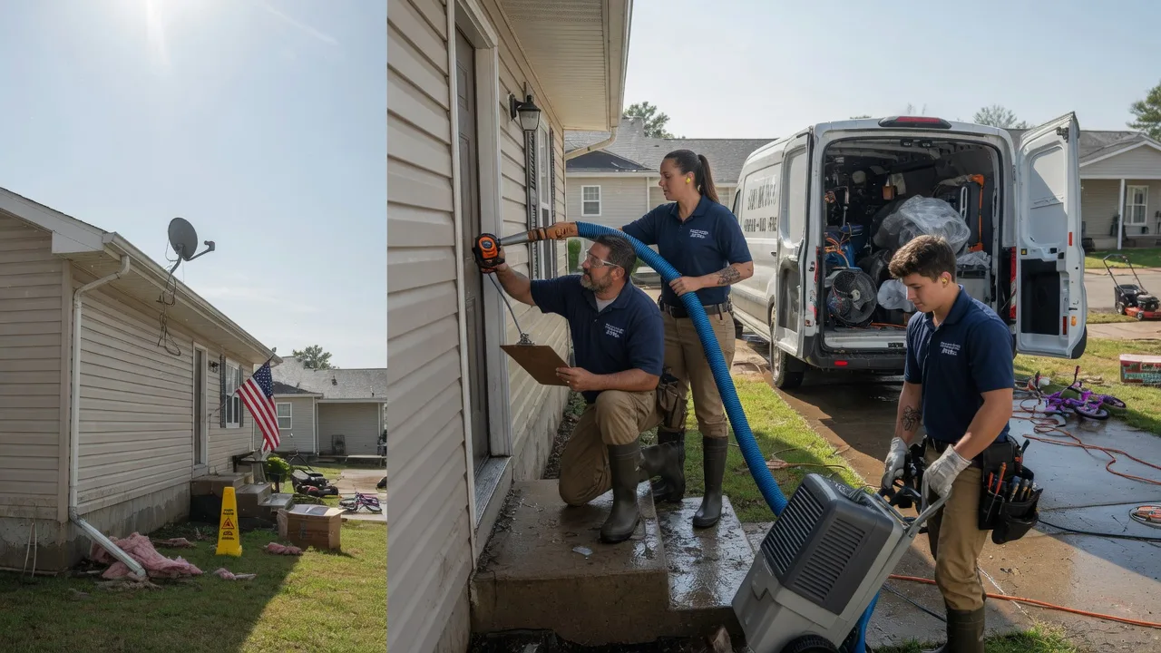 Ceiling Water Damage Restoration in Morrill, ME near me